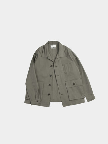 City Worker French Jacket (Khaki Gray)