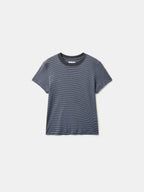 Classic Stripe Tee (Charcoal)