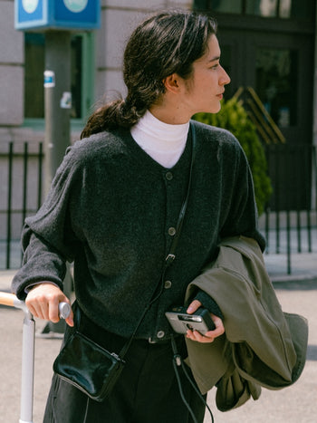 Light Wholegarments Cardigan (Brown)