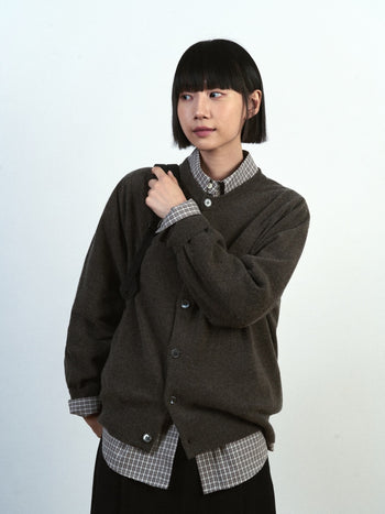 Light Wholegarments Cardigan (Brown)