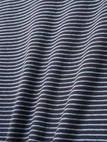 Classic Stripe Tee (Charcoal)