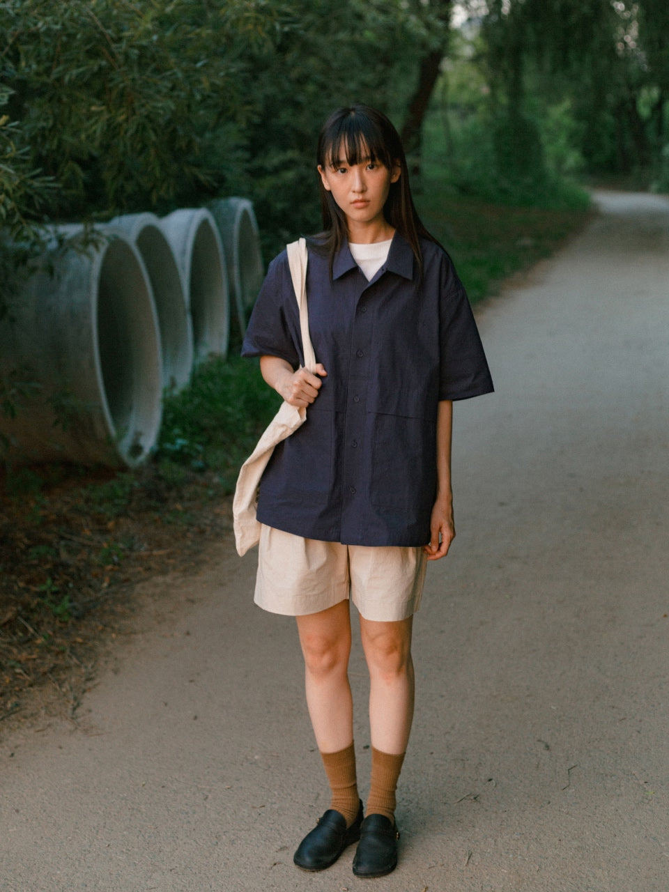 City Summer Light Banding Shorts (Navy)