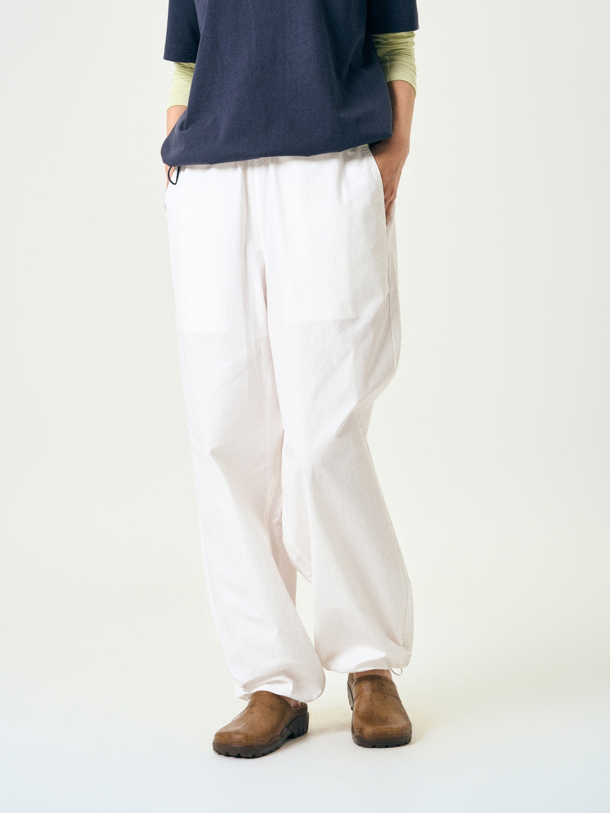 Light String Easy Pants (White)