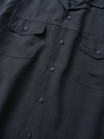 Double Pocket Slub Shirts (Navy)