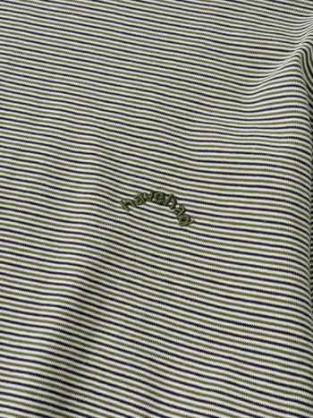 Double Stripe String Tee (Khaki)