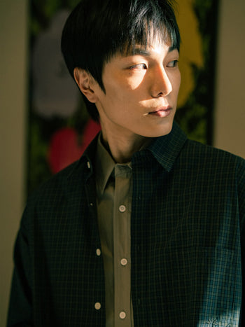 Daily Classic Check Shirts (Check Green)