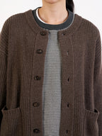 Daily Fine Wool Cardigan (Navy)