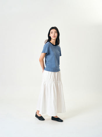 Classic Stripe Tee (Charcoal)
