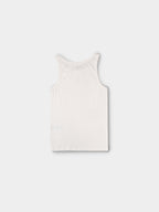 U-neck Sleeveless Top (White)