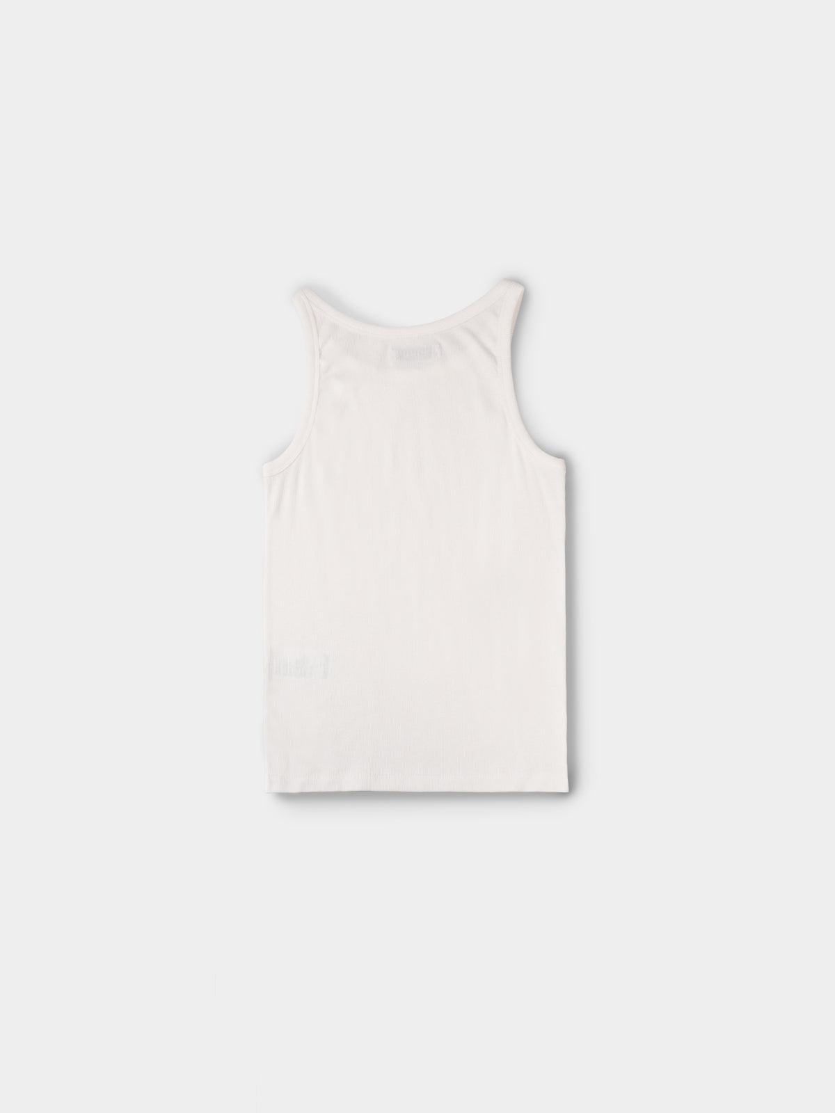 U-neck Sleeveless Top (White)