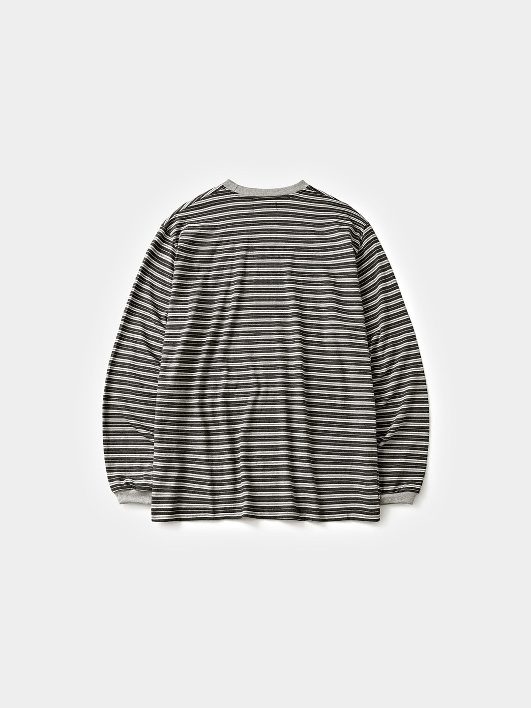 Stripe Long Sleeve Tee (Stripe Charcoal)