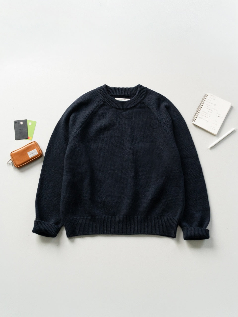 Yak Wool Crewneck Sweater (Deep green)