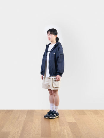 Utility Pin-tuck Cargo Shorts (Ecru)