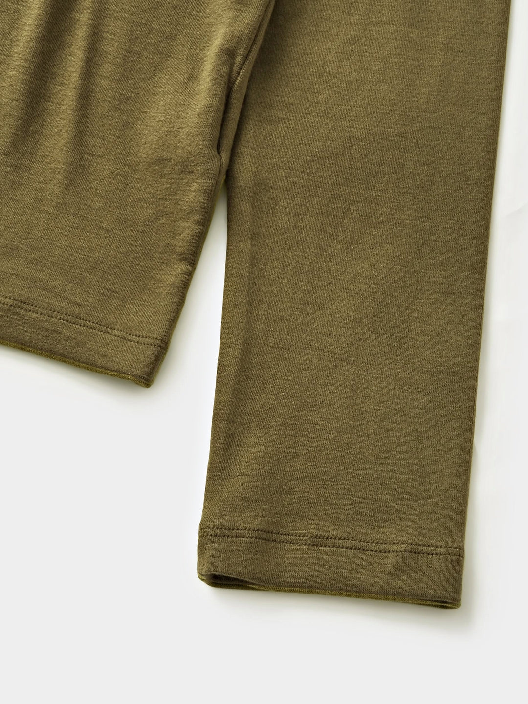 Essential Mock Neck Tee (Khaki)