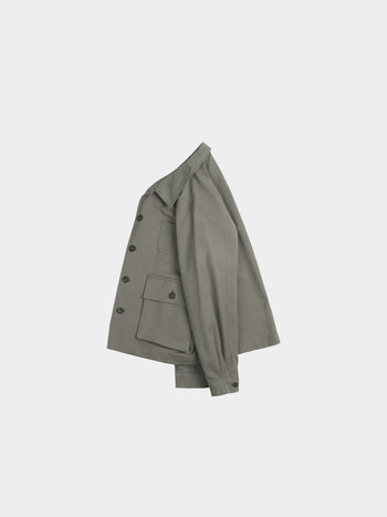 City Worker French Jacket (Khaki Gray)