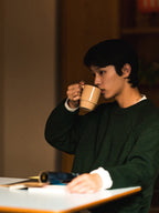 Yak Wool Crewneck Sweater (Gray)