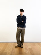 Yak Wool Collar Knit (Navy)