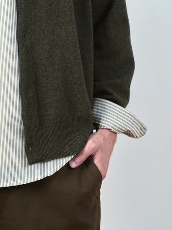 One Pocket Classic Stripe Shirts (Stripe Navy)
