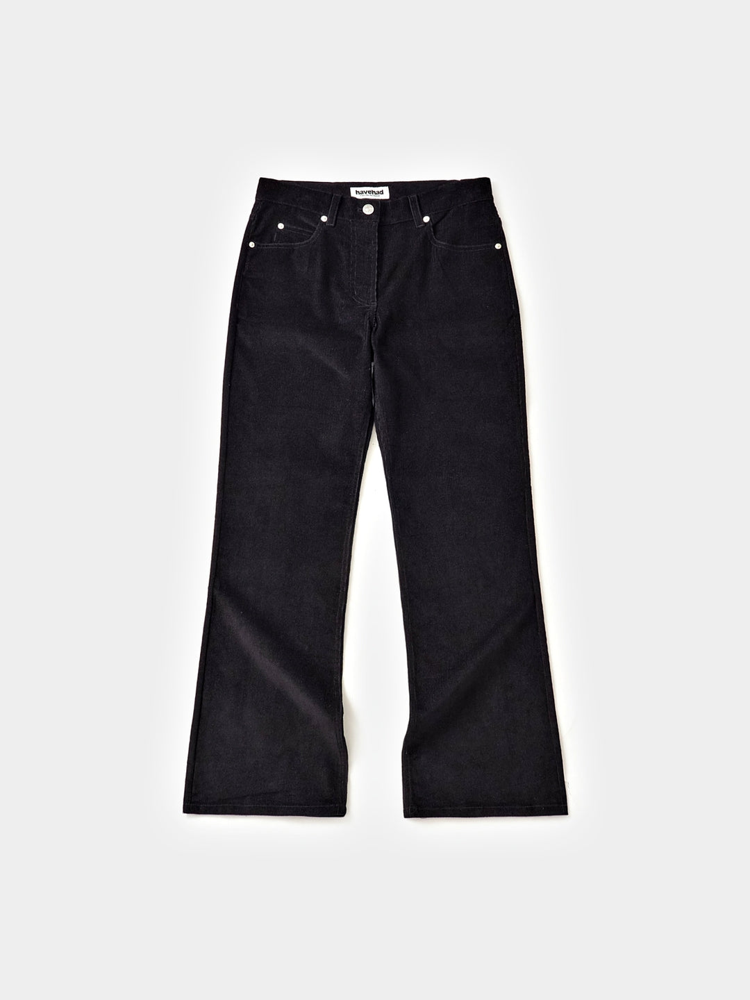 Flare Corduroy Pants (Black)