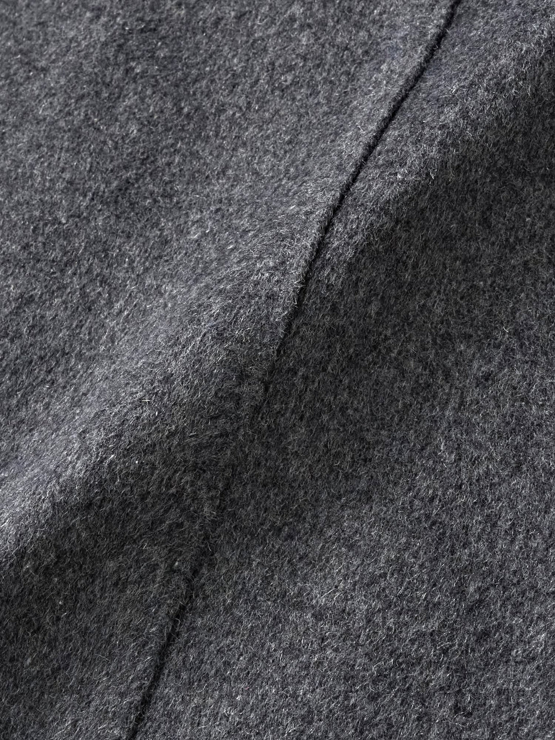City Wool Half Coat (Charcoal)