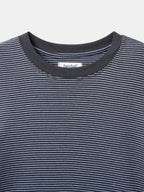 Classic Stripe Tee (Charcoal)