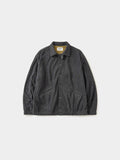 Two-tone Strap Fleece Jacket (Charcoal)