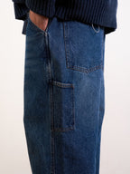 Heavy Cotton Carpenter Pants (Denim Blue)