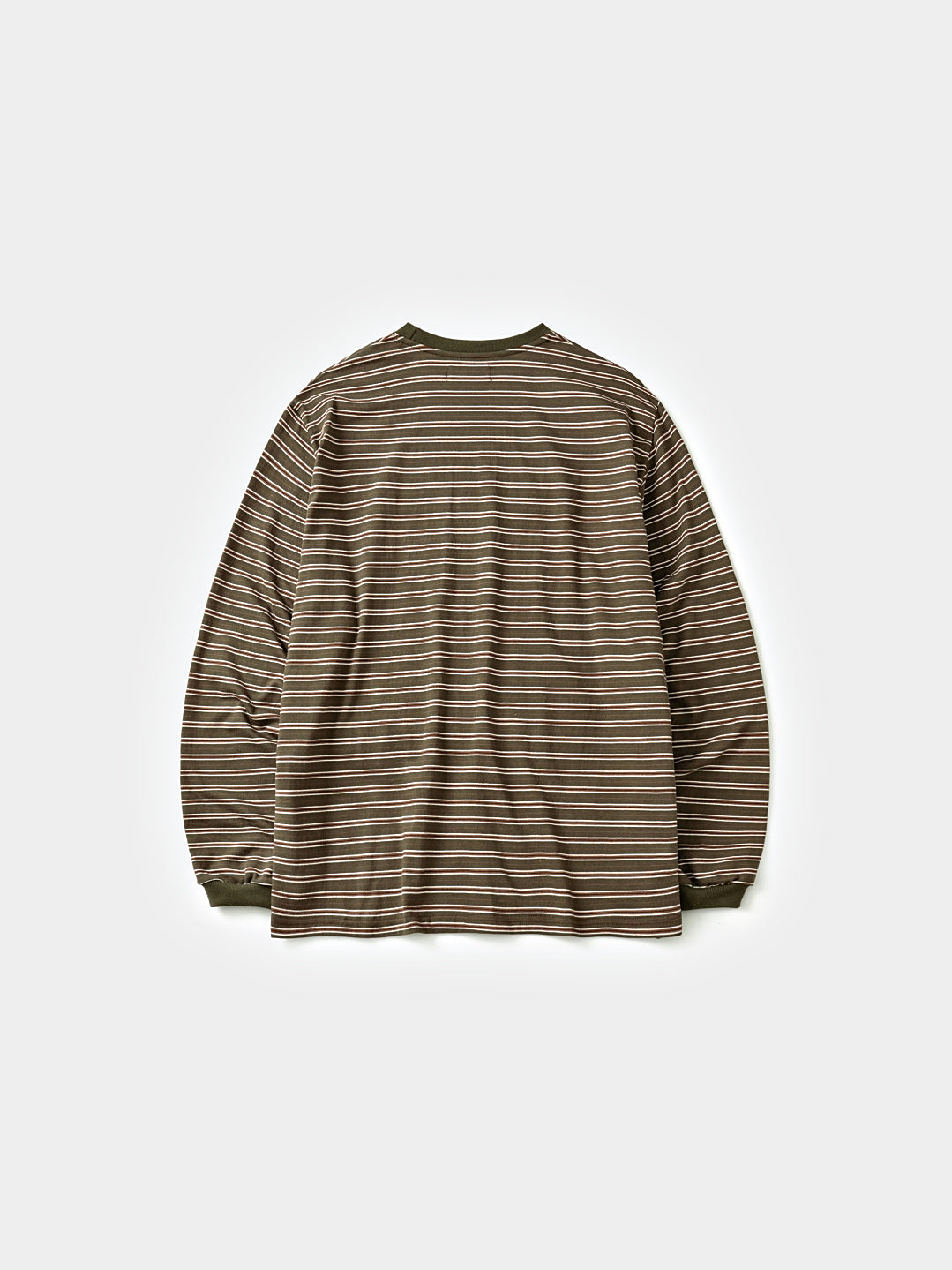 Stripe Long Sleeve Tee (Stripe Khaki)