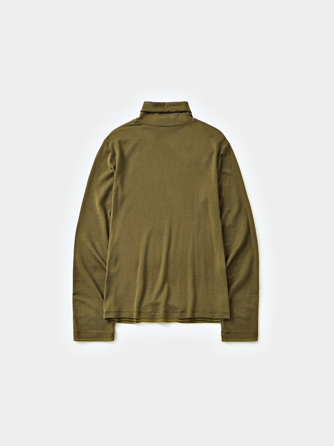 Essential Mock Neck Tee (Khaki)