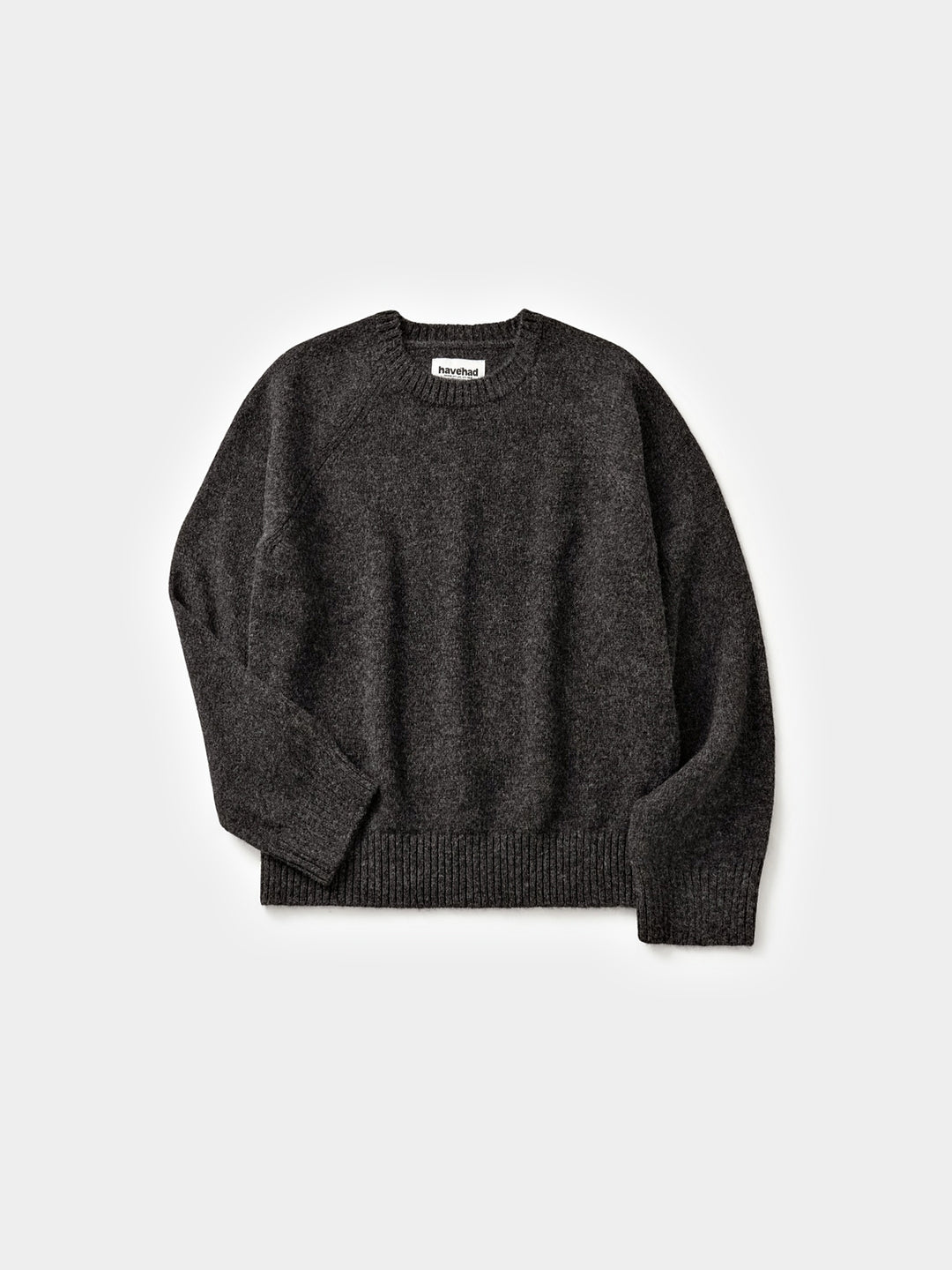 Shaggy Dog Round Knit (Charcoal)