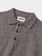 Shaggy Dog Collar Knit (Ash Brown)