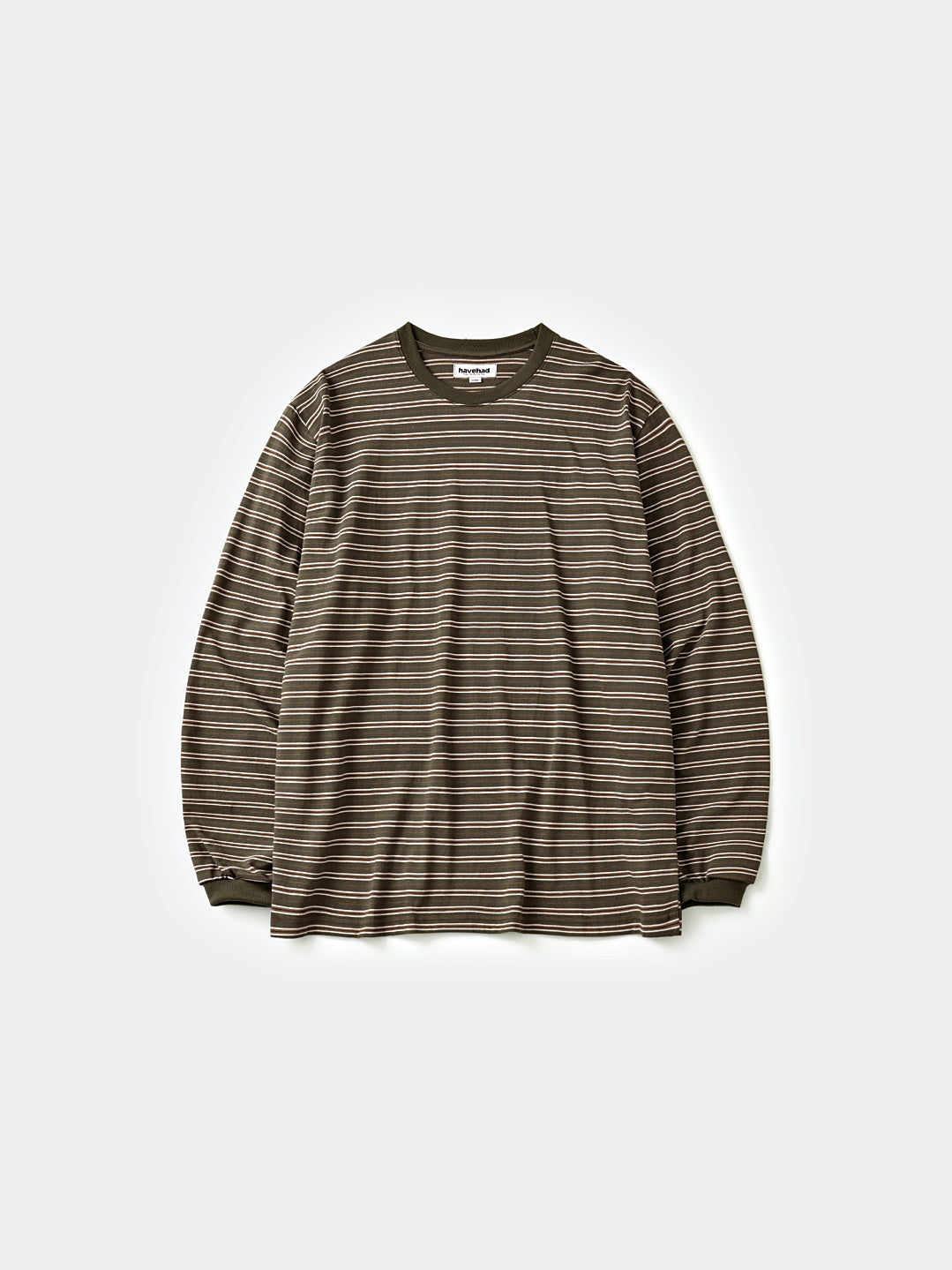 Stripe Long Sleeve Tee (Stripe Khaki)