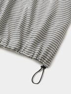 Relaxed Half Stripe String Tee (Stripe White)