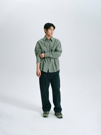 Classic Check Western Shirts (Brown)