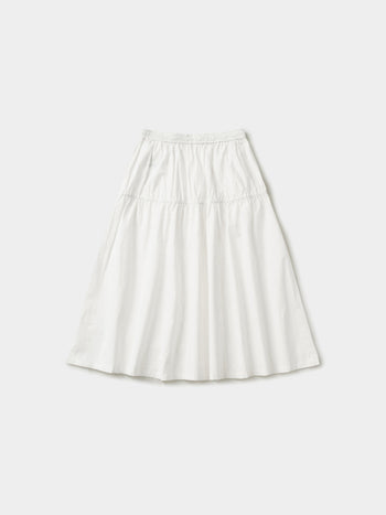Light String Tiered Skirt (White)