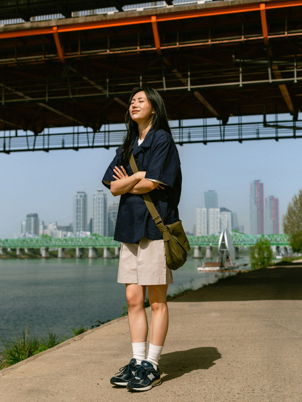 City Summer Light Banding Shorts (Navy)
