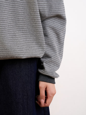 Double Stripe String Tee (Black)