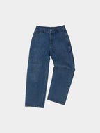 Heavy Cotton Carpenter Pants (Denim Blue)