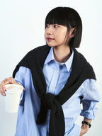 Light Wholegarments Cardigan (Charcoal)