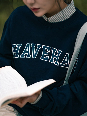 Classic Slab Logo Sweatshirts (Melange Gray)