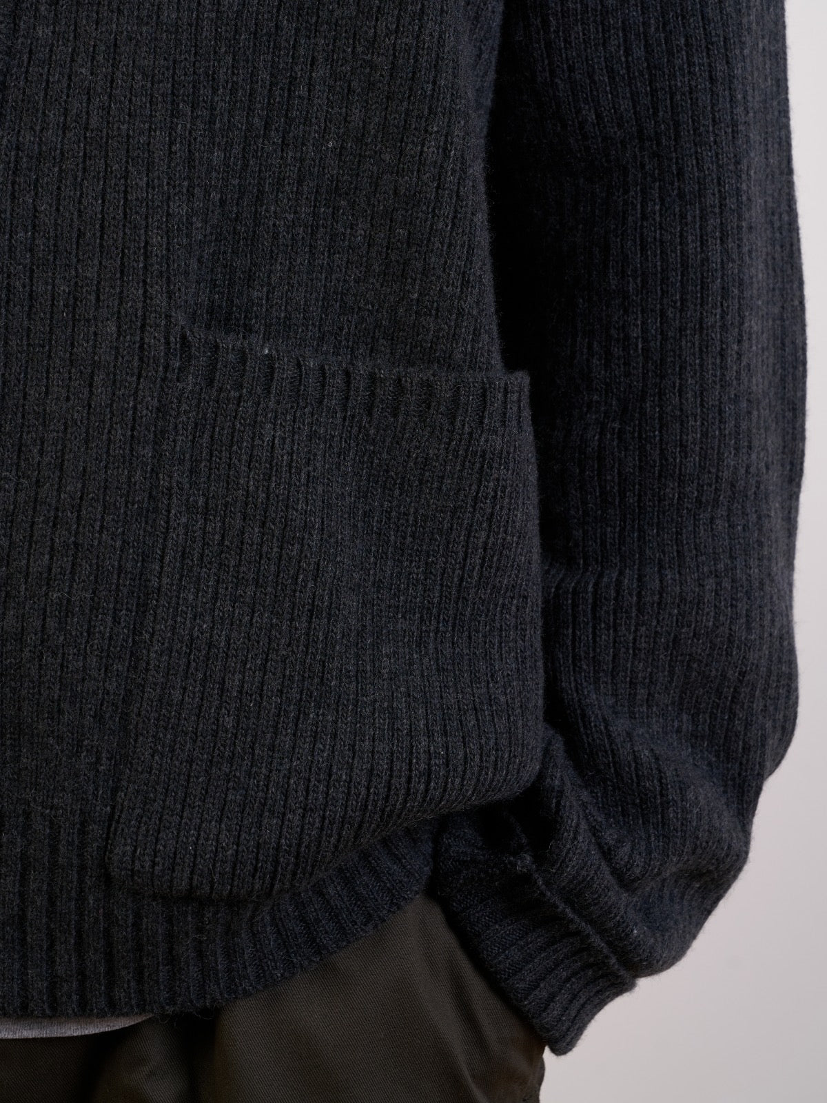 Daily Fine Wool Cardigan (Navy)