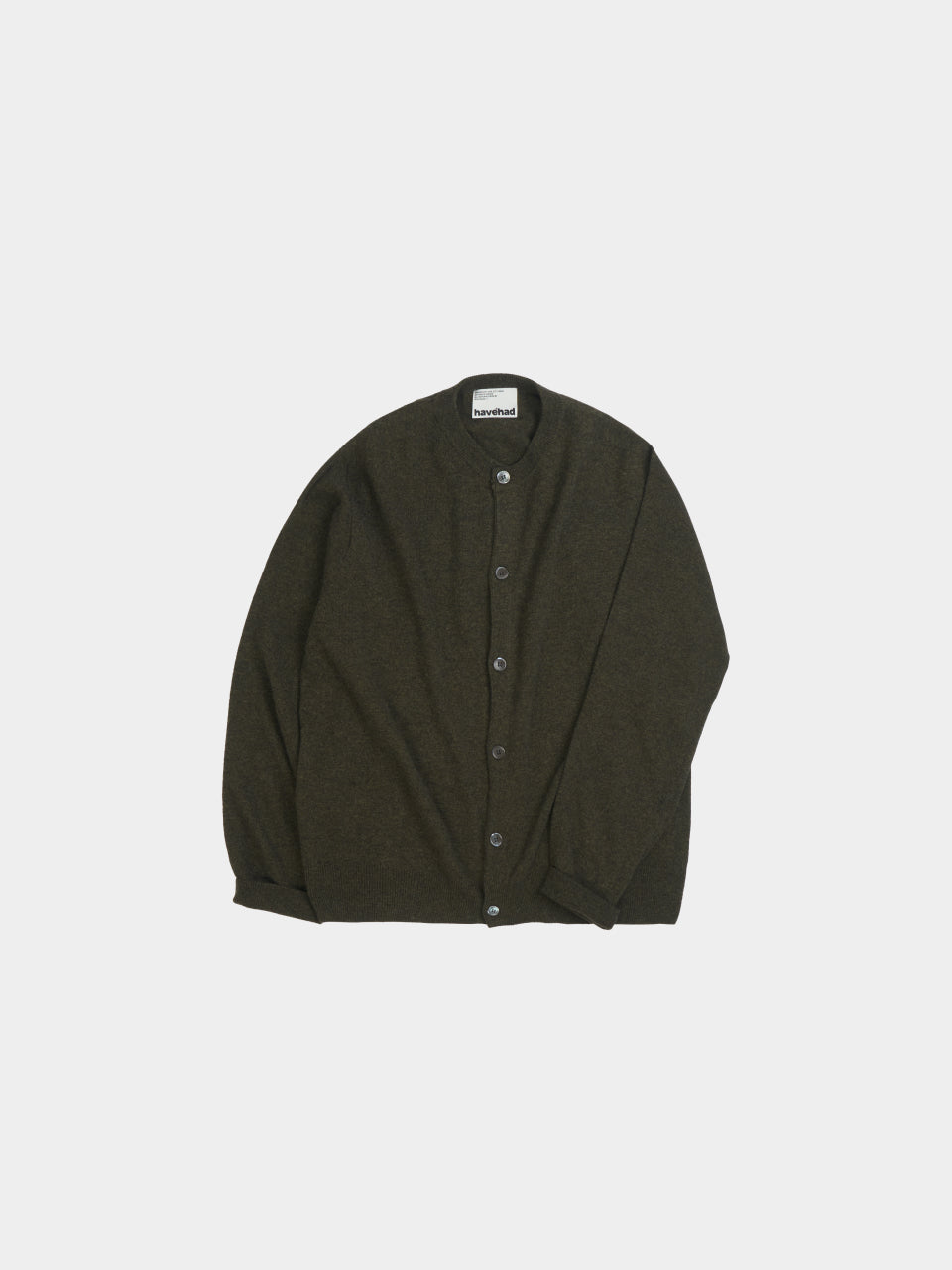 Light Wholegarments Cardigan (Deep Khaki)