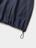 Relaxed Half String Tee (Navy)