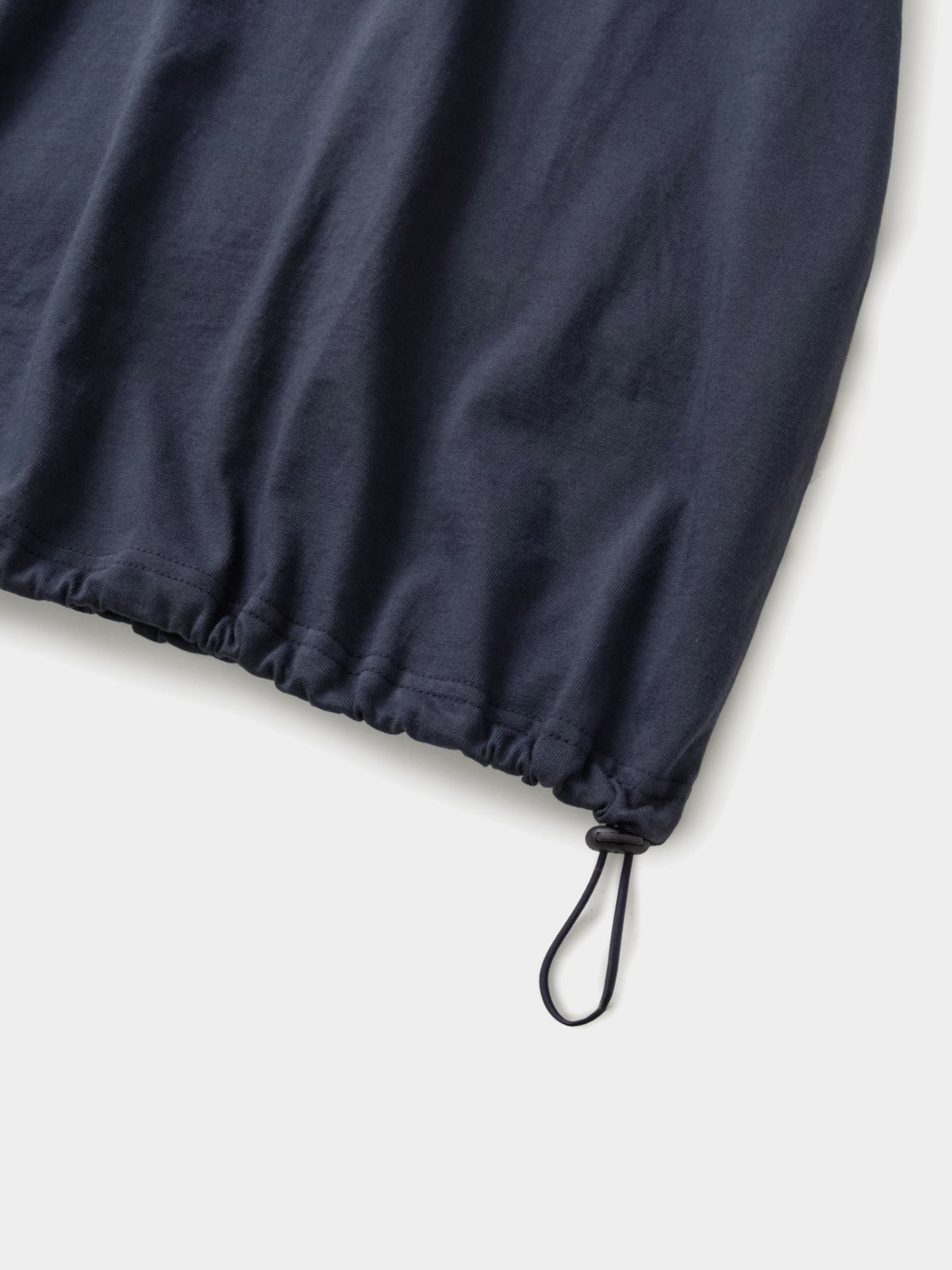 Relaxed Half String Tee (Navy)