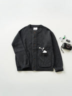 Daily Fine Wool Cardigan (Charcoal)