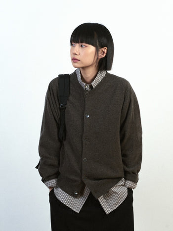 Light Wholegarments Cardigan (Brown)