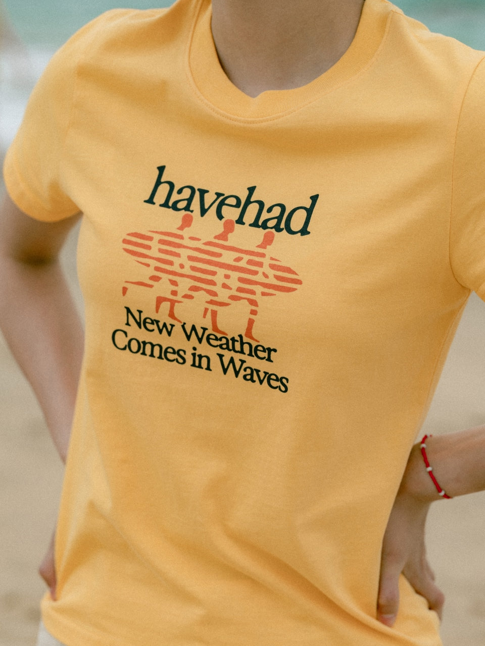 Chasing Waves Tee (Yellow)