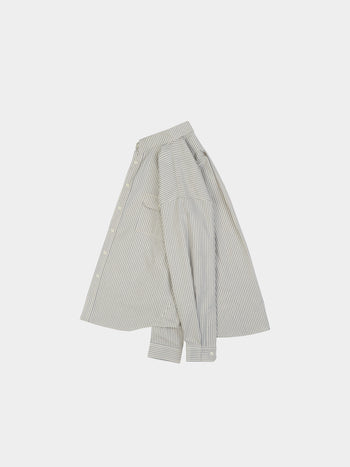 One Pocket Classic Stripe Shirts (Stripe Navy)