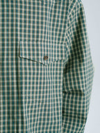 Classic Check Western Shirts (Olive Green)
