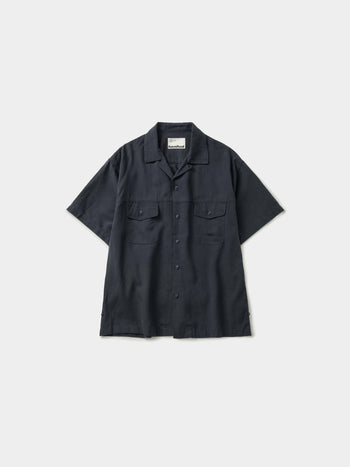 Double Pocket Slub Shirts (Navy)